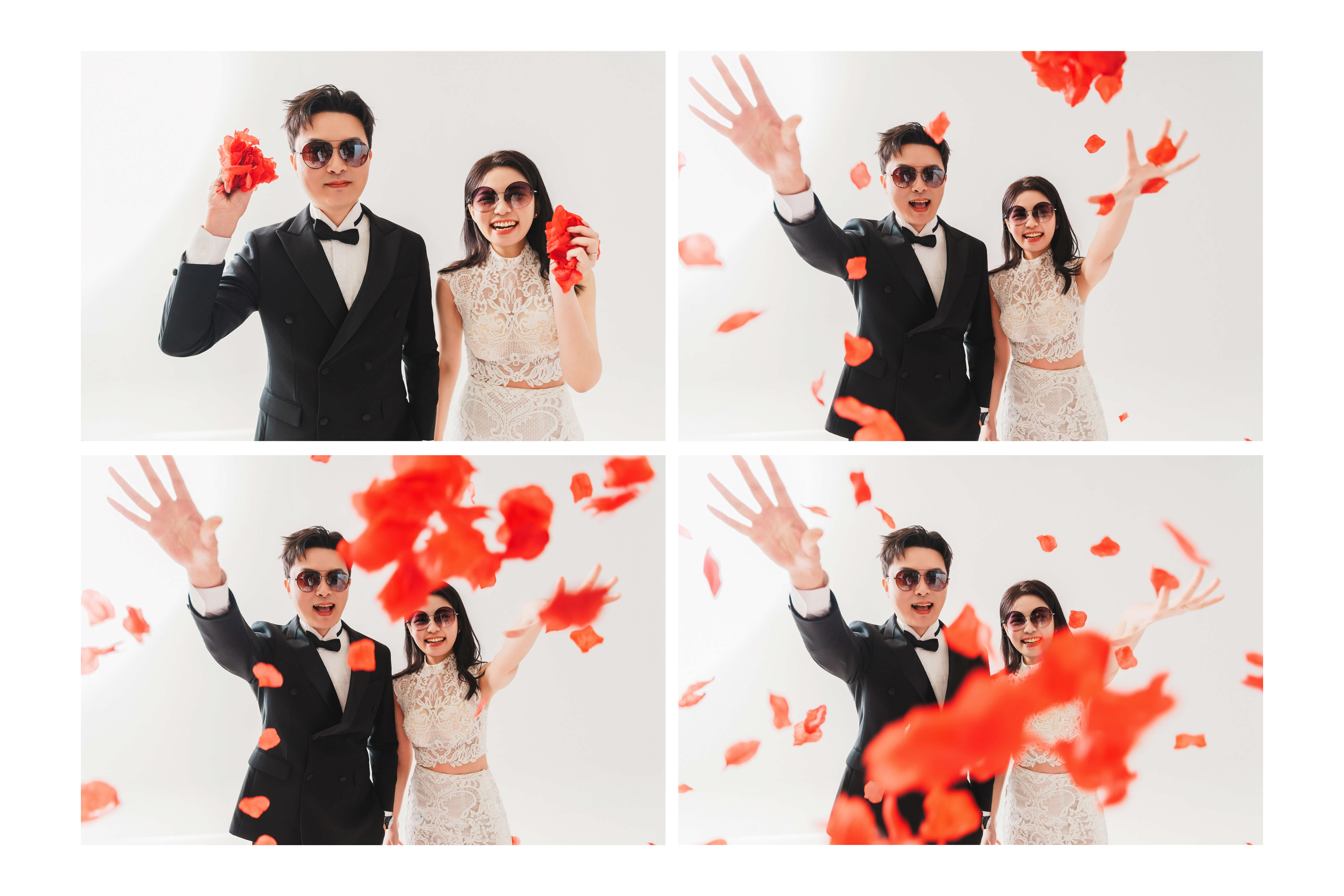 婚紗照 — 花瓣紀念